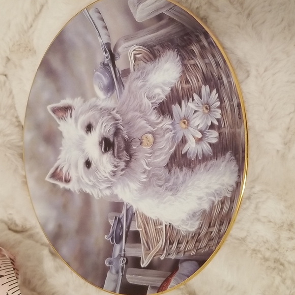 Hitching a Ride by Paul Doyle West Highland Terrier Danbury Mint Gift - Picture 6 of 6